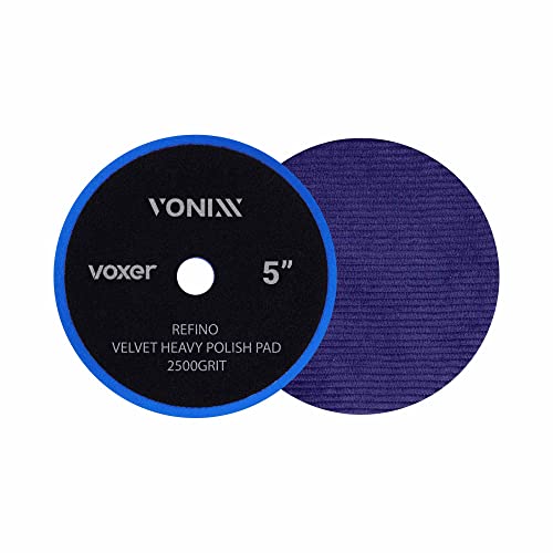 Vonixx Boina Veludo Voxer Azul Refino 5 2500grit Vonixx. Boina para polimento automotivo etapa refino