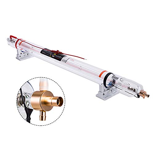 Cloudray Tubo láser CO2 Laser Tube 90W 100W Diá 80mm L1250mm CO2 Laser Engraving Cutting Machine Para Láser Máquina DIY para Máquina de Grabado Corte por Láser