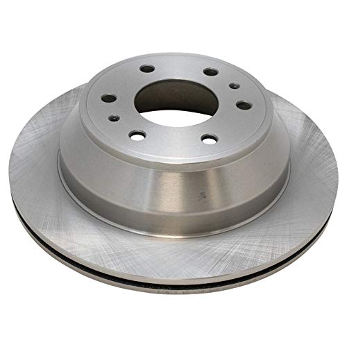 Image of TRQ Rear Semi Metallic Brake Pad and Rotor Set