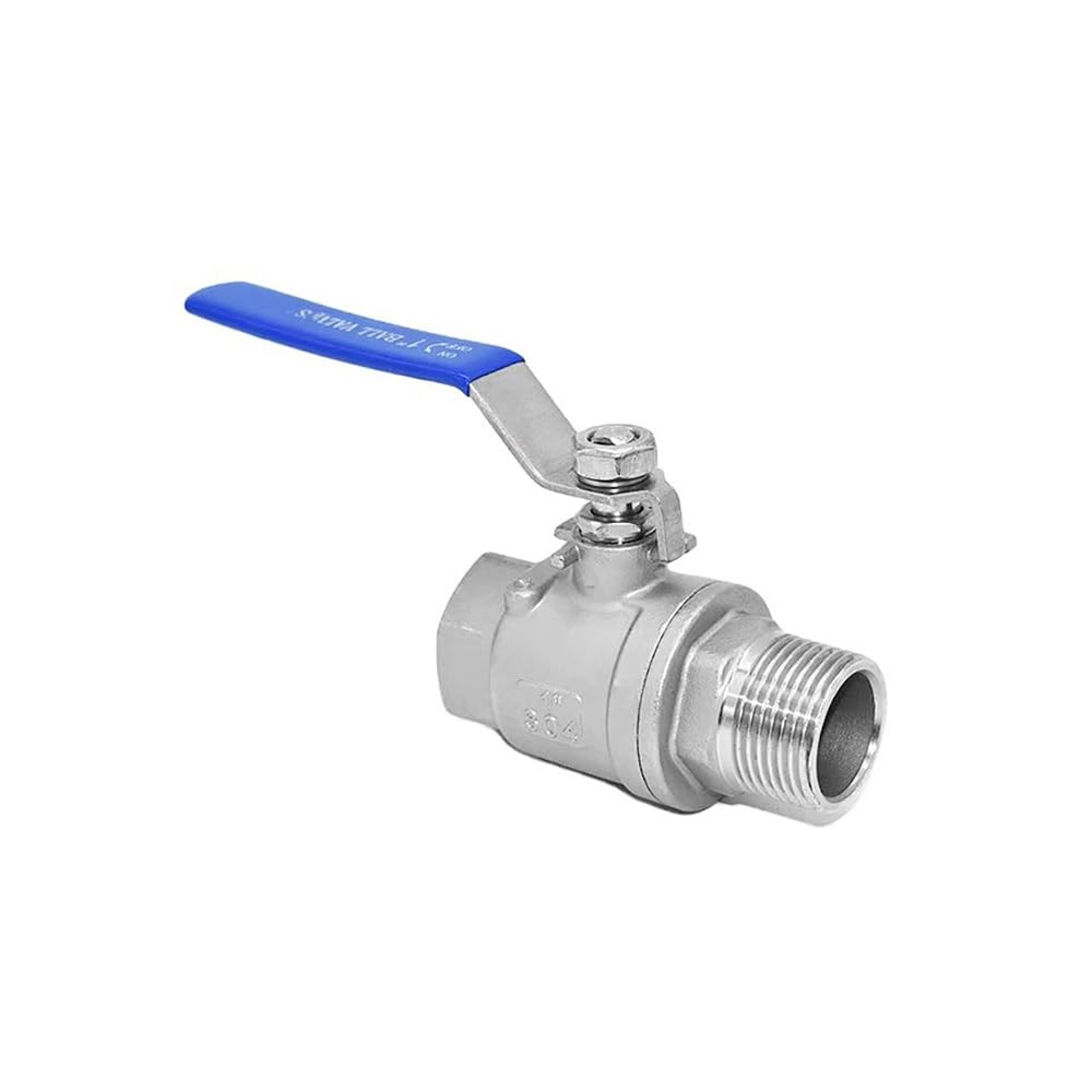 Zawór Kulowy Z Gwintem BSP 1/2", 3/4", 1", 1-1/4", 1-1/2", 2". Konstrukcja SS304. Do Linii Wodnych I Powietrznych. 1 Szt(2")