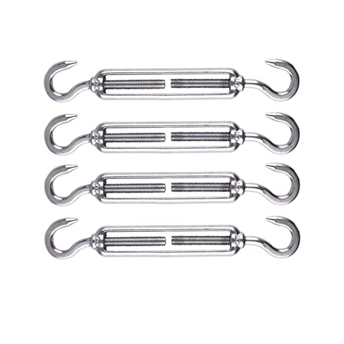 QISUO Kit de ferramentas de vela para toldos retangulares em aço inoxidável para instalação de toldo