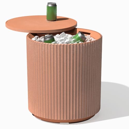 Image of Veradek Cooler Side Table - Outdoor Cooler Table and Ice Chest