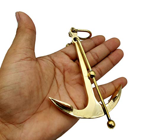 Solid Brass Anchor Paper Weight - Paperweights Page Holder - Nautical Decor Home Decoration - Executive Promotional Gift by 5MOONSUN5 - Image 4