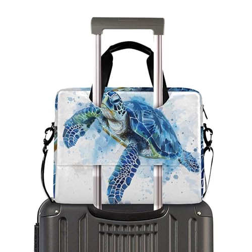 Funda Maletín para Laptop ALAZA Tortuga Acuarela 13-15.6" miniatura 3