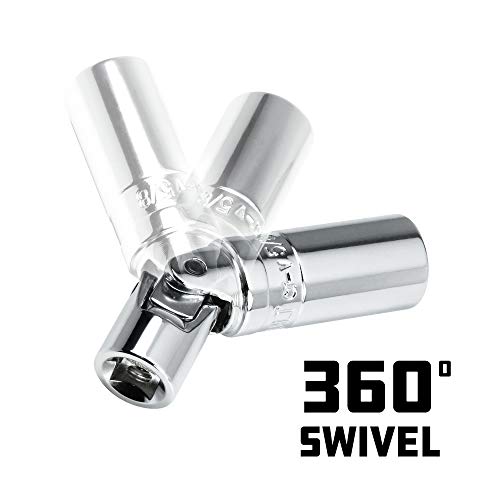 Alltrade 643003 3/8" Dr. 13/16" U-Joint Spark Plug Socket #TOP1