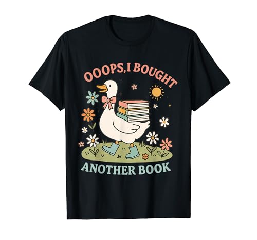 Bibliophile Oops I Bought Another Book Tee T�V���c