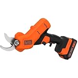 BLACK+DECKER 20V MAX* Cordless Pruner Electric Pruning Shears, Battery and...