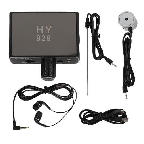 Tbest Detector de Fuga de Agua, USB Recargable de la Tubería Subterránea de Agua Subterránea Monitor de Dispositivo de Escucha para la Construcción del Sitio Fontanería