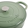 Crock Pot Artisan Enameled Cast Iron Braiser W/Lid, 5-Quart, Pistachio #2