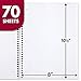 Mead Spiral Notebook, 24 Pack, 1 Subject, Wide Ruled Paper, 7-1/2