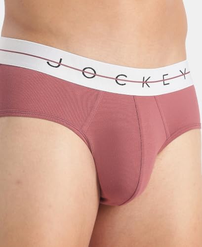 Image of Jockey NY15 Men Super Combed Cotton Elastane Stretch Solid Brief with Ultrasoft Waistband (Pack of 2)
