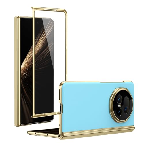Coque Honor Magic V5 au design givré haut de gamme couleur bleu