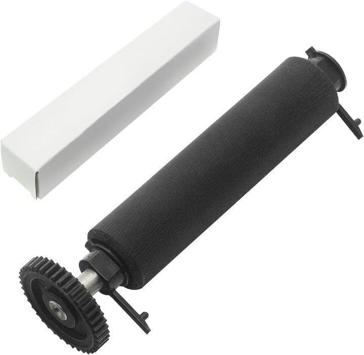Platen Roller for Zebra TLP-2824 TLP2824 Plus Thermal Label Barcode Printer,Label Maker Roller Support Printer P/N:105910-150 (Includes Gear Parts)