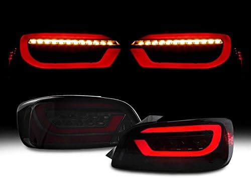 DEPO Black Chrome/Smoke Edition LED Light Bar Sequential Tail Fits ALL Honda S2000 AP1 AP2 - Compatible and Fits for Honda