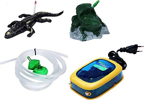 Aquarium Combo 9905A Air Pump Crocodile Frog Air Pipe and Air Stone (B077TSCWV2) Amazon Price History, Amazon Price Tracker
