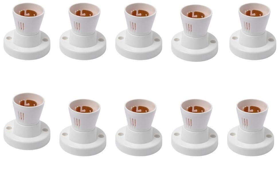 HUMBE&CO-Batten Bulb Holder - Pack of 3 Polypropylene Light Socket-image-2