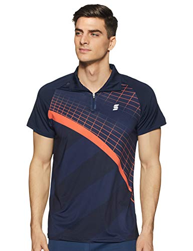 Image of Amazon Brand - Symactive Men's Printed Regular Fit Polo