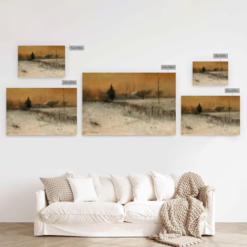 Impression D'Art George Inny Montclair 1892 Toile Rustique Solution Murs Vides Bureau