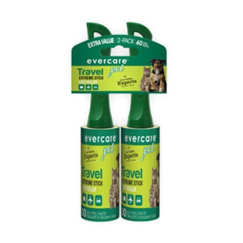 Evercare60 Layer Lint/Pet Hair Removable Travel Twin Pack