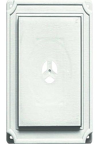 Ekena Millwork 130110001123 Scalloped Mounting Block 123, White