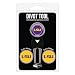 Team Golf NCAA LSU Tigers Divot Tool with 3 Golf Ball Markers Pack, Markers are Removable Magnetic Double-Sided Enamel