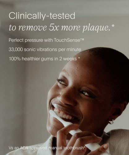 Image of SURI 2.0 New Sonic Electric Toothbrush with Pressure Sensor | 1 Month+ Battery | Electric Toothbrush for Adults | Travel Toothbrushes | Tooth Brush | White