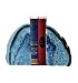 JIC Gem Agate Bookend Dyed Blue Polished 1 Pair - 3 to 4 Lbs