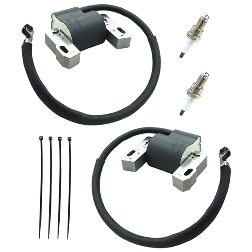 2 Sets of 592846 Ignition Coil Module Compatible with BS Intek V-Twin 18-22HP Lawn Mowers Engine