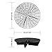 Amiss 2 Pack Car Wash Bucket, Automotive Wash Tool and Detail Kits, Scratch Prevention Bucket Tool, Car Interior Exterior Accessories, Fits 10.2 Inch - Black
