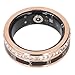 Yosoo Smart Ring Health Tracker Men Women Water Proof Fitness Ti Steel Gold (10)