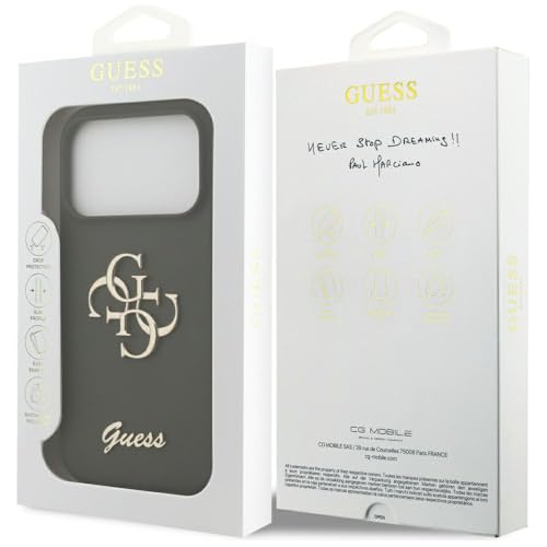 Étui Guess Silicone Big 4G Script pour iPhone 17 Pro Max Neuf - vue 9
