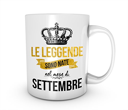 RiotBunny Le Leggende Sono Nate Nel Mese Di Settembre Compleanno Ceramica tazza di tè e caffè Mug
