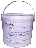  Kit Reparación de Poliester 1kg (1kg resina + 1m2 Mat-300 + 25grs catalizador)