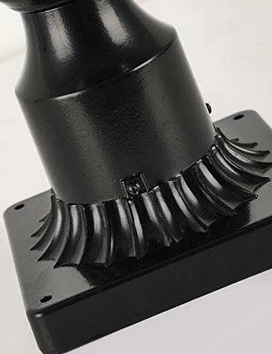 image for N / A Designer Outdoor Post Light Fixture with 3-Inch Pier Mount IP65 