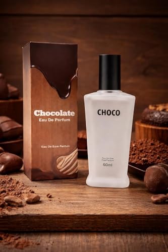 Image of Choco Eau De Perfume 60ml - Long Lasting Chocolate Fragrance Spray for Men & Women | Sweet Cocoa Scent Apparel Perfume