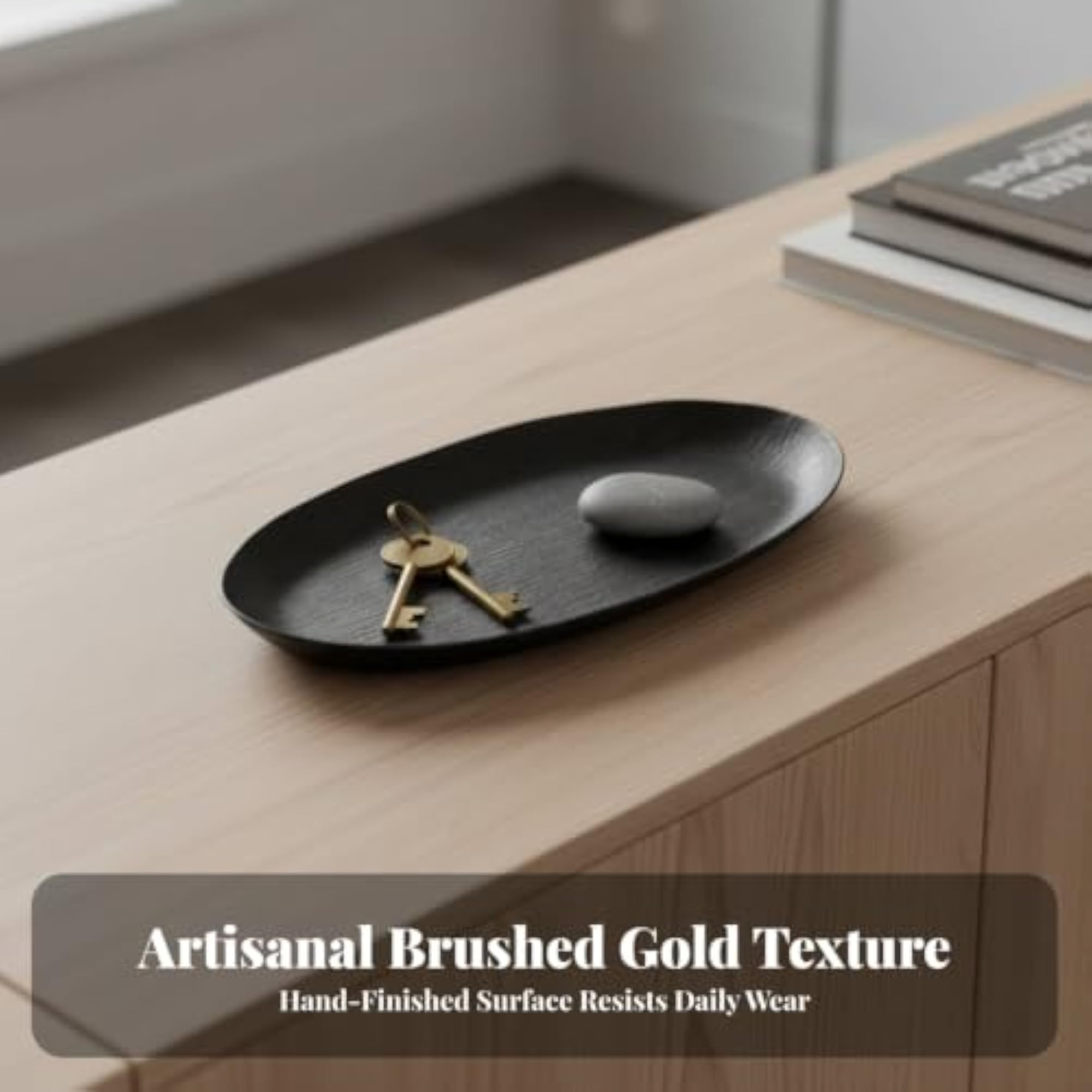 Decorative Aluminum Tray, Handmade Minimalist Gift