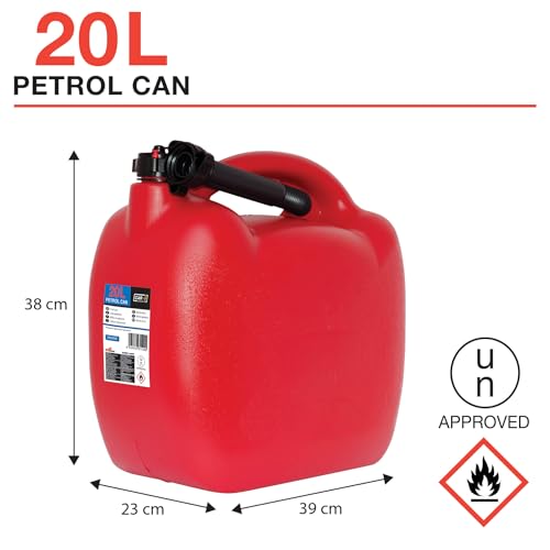 Miniatura 2 de S Sumex Bidón Gasolina 20 Litros Homologación Oficial Incluye Tubo Flexible Antiderrame Material Resistente Y Duradero