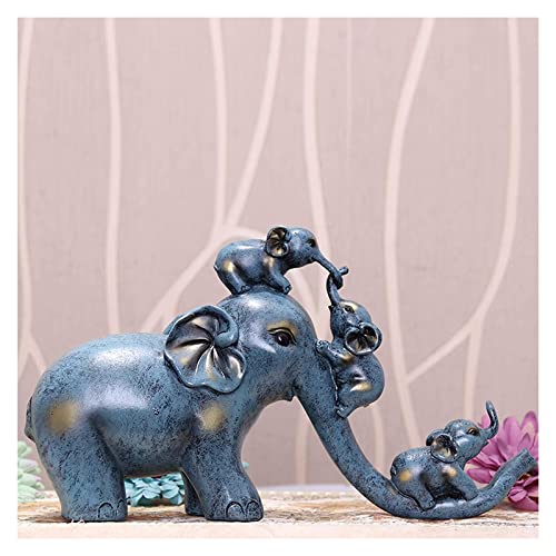 Statue éléphant parent-enfant RLKHXBS cadeau idéal d'artisans