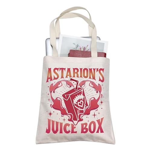 BLUPARK Funny Astarion Game Tote Astarion Game Fan Gift Astarions J Box BG3 Tote Gate Lover Gift High Elf Gaming Bag Dark Humor Gift (Astarion’s, Juice Box Tote)