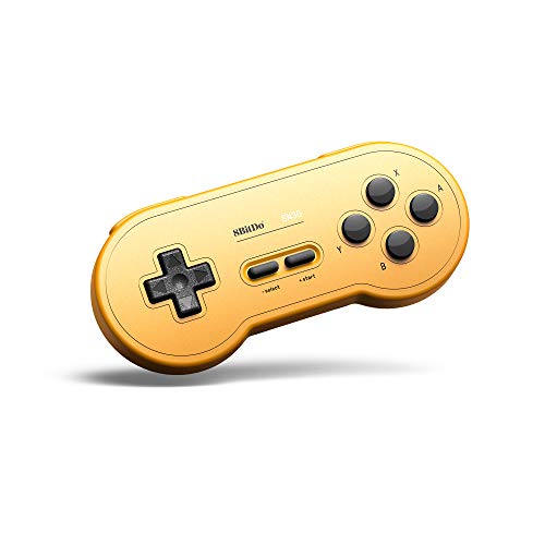 Gam3Gear 8bitdo SN30 GP Amarillo Edition Controller Bluetooth inalámbrico Gamepad para Nintendo Switch, Windows, Android, macOS, Steam con Llavero Gratis