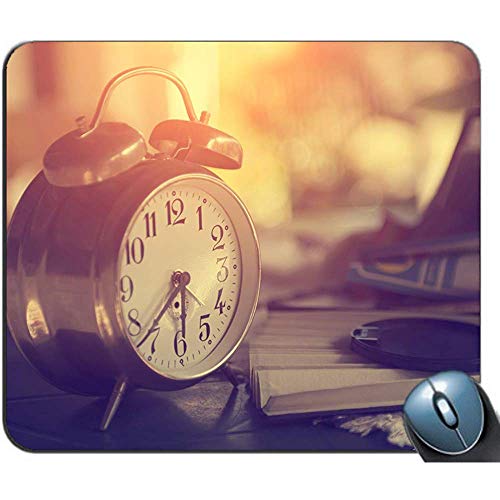 Preisvergleich Produktbild Mauspad,Antike Wecker Personalisierte Computer Pad Mat 25X30Cm