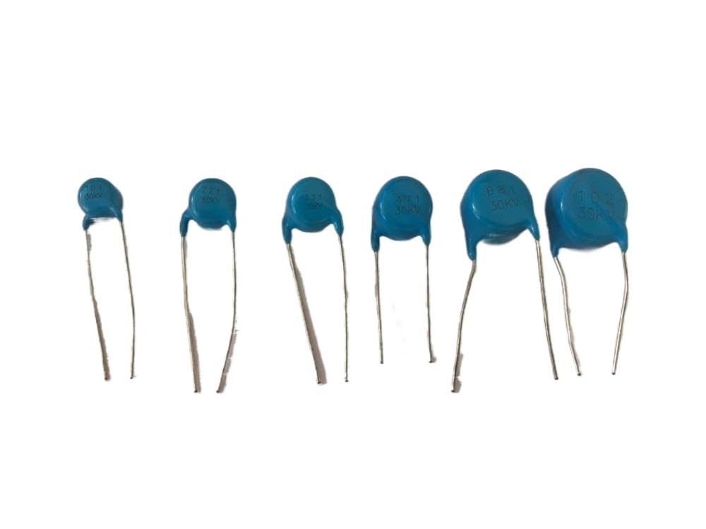 Kunllp 1000Pf 10Pcs 30Kv 100Pf 101/220Pf 221/330Pf 331/470Pf 471/680Pf 681/ 102 3000V High Voltage Ceramic Capacitor(1000Pf)