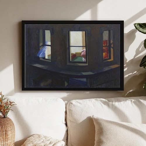 Toile Edward Hopper cadre suspendu pour sublimer un mur vide