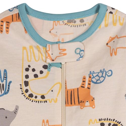Image of ONESIES Brand Baby Boys Sleepers 4-Pack Footies and Toddler Set
