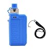 Voopoo Drag Max Kit étui de dispositif étui de protection pour cigarette électronique étui en silicone couverture bouclier peau ， avec lanière (blue)