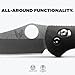 Benchmade - Mini Griptilian Outdoor EDC Knife, Sheepsfoot Blade with Black Grivory Handle (555-S30V)