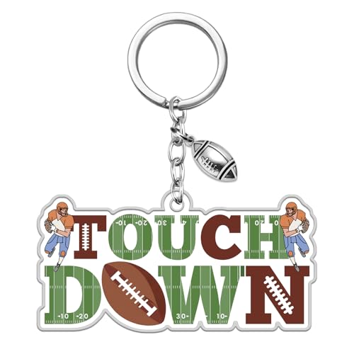MOEXUKO Football Birthday Party Decorations Keychain Superbowl Party Decorations Football