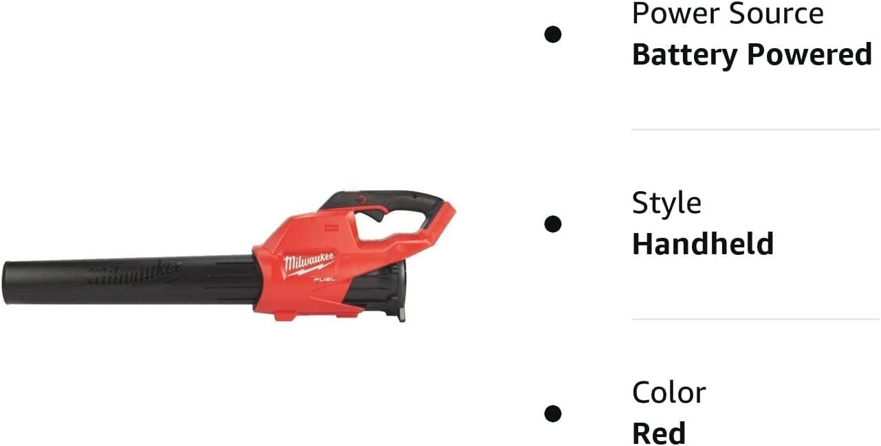 Milwaukee M18 18V Fuel 3/8'' Brushless Cordless Mid-Torque Compact Impact Wrench Bare Tool + Accessories, Black & Red