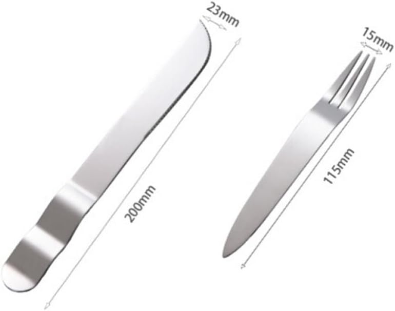 6pcs Stainless Steel Dessert Forks Set, Fruit Cake Tasting Flatware