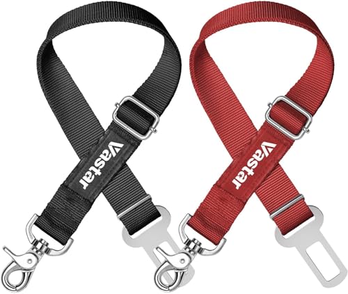 Image of 2 Packs Adjustable Pet Dog Cat Car Seat Belt Safety Leash Vehicle Seatbelt Harness